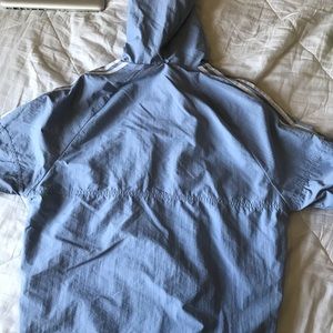 Light Blue Rain Jacket w/ Pockets